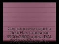sekczionnyie-vorota-doorhan-stalnyie-3900x2800-czveta-ral-3005-bordovyij-s-dizajnom-«shirokaya-czentralnaya-polosa»-bez-avtomatiki