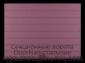 sekczionnyie-vorota-doorhan-stalnyie-4100x2300-czveta-ral-3005-bordovyij-s-dizajnom-«shirokaya-czentralnaya-polosa»-s-avtomatikoj