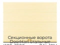 sekczionnyie-vorota-doorhan-stalnyie-4100x2500-czveta-ral-1014-bezhevyij-s-dizajnom-«volna»-s-avtomatikoj