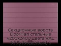 sekczionnyie-vorota-doorhan-stalnyie-4200x2400-czveta-ral-3005-bordovyij-s-dizajnom-«shirokaya-czentralnaya-polosa»-s-avtomatikoj