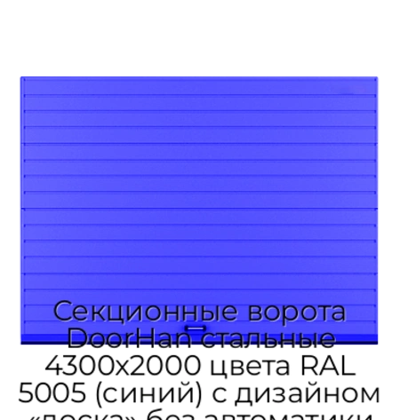 sekczionnyie-vorota-doorhan-stalnyie-4300x2000-czveta-ral-5005-sinij-s-dizajnom-«doska»-bez-avtomatiki