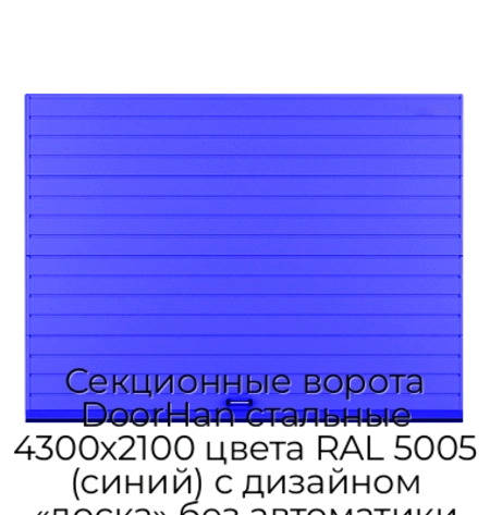 sekczionnyie-vorota-doorhan-stalnyie-4300x2100-czveta-ral-5005-sinij-s-dizajnom-«doska»-bez-avtomatiki