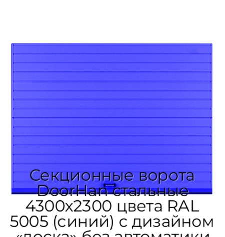 sekczionnyie-vorota-doorhan-stalnyie-4300x2300-czveta-ral-5005-sinij-s-dizajnom-«doska»-bez-avtomatiki
