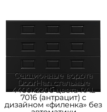 sekczionnyie-vorota-doorhan-stalnyie-4400x2200-czveta-ral-7016-antraczit-s-dizajnom-«filenka»-bez-avtomatiki