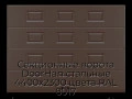 sekczionnyie-vorota-doorhan-stalnyie-4400x2300-czveta-ral-8017-korichnevo-krasnyij-s-dizajnom-«filenka»-bez-avtomatiki