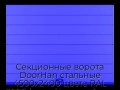 sekczionnyie-vorota-doorhan-stalnyie-4500x2400-czveta-ral-5005-sinij-s-dizajnom-«shirokaya-czentralnaya-polosa»-bez-avtomatiki