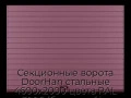 sekczionnyie-vorota-doorhan-stalnyie-4600x2000-czveta-ral-3005-bordovyij-s-dizajnom-«doska»-s-avtomatikoj
