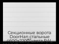 sekczionnyie-vorota-doorhan-stalnyie-4600x2200-czveta-ral-9003-belyij-s-dizajnom-«shirokaya-czentralnaya-polosa»-bez-avtomatiki