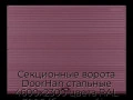 sekczionnyie-vorota-doorhan-stalnyie-4600x2300-czveta-ral-3005-bordovyij-s-dizajnom-«volna»-s-avtomatikoj