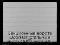 sekczionnyie-vorota-doorhan-stalnyie-4600x2300-czveta-ral-7004-seryij-s-dizajnom-«shirokaya-czentralnaya-polosa»-bez-avtomatiki