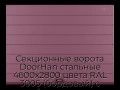 sekczionnyie-vorota-doorhan-stalnyie-4600x2800-czveta-ral-3005-bordovyij-s-dizajnom-«shirokaya-czentralnaya-polosa»-bez-avtomatiki