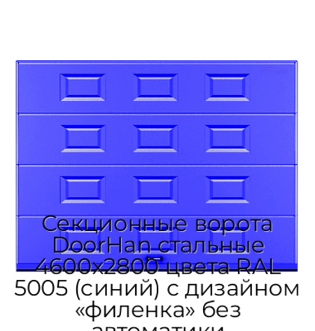 sekczionnyie-vorota-doorhan-stalnyie-4600x2800-czveta-ral-5005-sinij-s-dizajnom-«filenka»-bez-avtomatiki