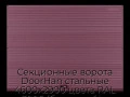sekczionnyie-vorota-doorhan-stalnyie-4600x2900-czveta-ral-3005-bordovyij-s-dizajnom-«volna»-s-avtomatikoj