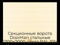 sekczionnyie-vorota-doorhan-stalnyie-4700x2000-czveta-ral-1014-bezhevyij-s-dizajnom-«shirokaya-czentralnaya-polosa»-bez-avtomatiki