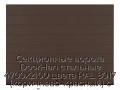 sekczionnyie-vorota-doorhan-stalnyie-4700x2100-czveta-ral-8017-korichnevo-krasnyij-s-dizajnom-«shirokaya-czentralnaya-polosa»-s-avtomatikoj