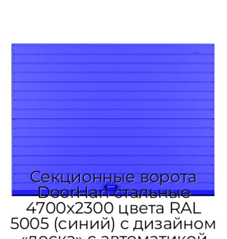 sekczionnyie-vorota-doorhan-stalnyie-4700x2300-czveta-ral-5005-sinij-s-dizajnom-«doska»-s-avtomatikoj