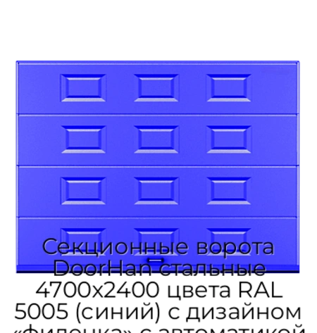 sekczionnyie-vorota-doorhan-stalnyie-4700x2400-czveta-ral-5005-sinij-s-dizajnom-«filenka»-s-avtomatikoj