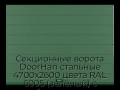 sekczionnyie-vorota-doorhan-stalnyie-4700x2600-czveta-ral-6005-zelyonyij-s-dizajnom-«shirokaya-czentralnaya-polosa»-bez-avtomatiki