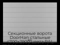 sekczionnyie-vorota-doorhan-stalnyie-4700x2900-czveta-ral-7004-seryij-s-dizajnom-«shirokaya-czentralnaya-polosa»-s-avtomatikoj