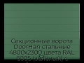 sekczionnyie-vorota-doorhan-stalnyie-4800x2300-czveta-ral-6005-zelyonyij-s-dizajnom-«shirokaya-czentralnaya-polosa»-bez-avtomatiki