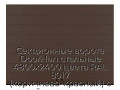 sekczionnyie-vorota-doorhan-stalnyie-4800x2400-czveta-ral-8017-korichnevo-krasnyij-s-dizajnom-«shirokaya-czentralnaya-polosa»-bez-avtomatiki
