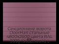 sekczionnyie-vorota-doorhan-stalnyie-4800x2600-czveta-ral-3005-bordovyij-s-dizajnom-«shirokaya-czentralnaya-polosa»-s-avtomatikoj