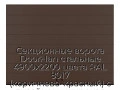 sekczionnyie-vorota-doorhan-stalnyie-4900x2200-czveta-ral-8017-korichnevo-krasnyij-s-dizajnom-«shirokaya-czentralnaya-polosa»-s-avtomatikoj