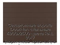 sekczionnyie-vorota-doorhan-stalnyie-4900x2500-czveta-ral-8017-korichnevo-krasnyij-s-dizajnom-«shirokaya-czentralnaya-polosa»-bez-avtomatiki