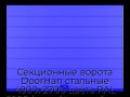 sekczionnyie-vorota-doorhan-stalnyie-4900x2700-czveta-ral-5005-sinij-s-dizajnom-«shirokaya-czentralnaya-polosa»-bez-avtomatiki