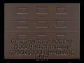 sekczionnyie-vorota-doorhan-stalnyie-4900x3000-czveta-ral-8017-korichnevo-krasnyij-s-dizajnom-«filenka»-bez-avtomatiki