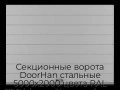 sekczionnyie-vorota-doorhan-stalnyie-5000x2000-czveta-ral-7004-seryij-s-dizajnom-«shirokaya-czentralnaya-polosa»-s-avtomatikoj