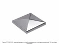 came-roof-12-b-zaglushka-dlya-stolba-kvadratnaya-neoczinkovannaya-125-mm-art-1700065