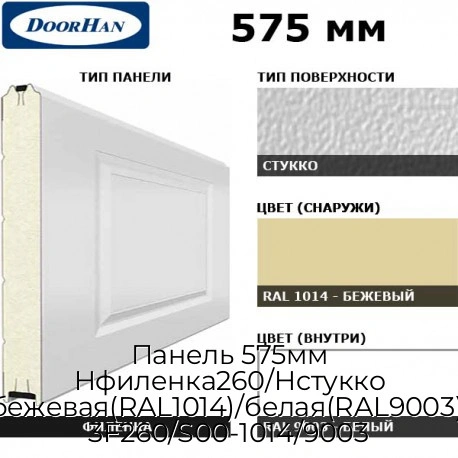 panel-575mm-nfilenka260-nstukko-bezhevaya-ral1014-belaya-ral9003-3f260-s00-1014-9003