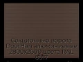 sekczionnyie-vorota-doorhan-alyuminievyie-2800x2600-czveta-ral-8017-korichnevo-krasnyij-s-dizajnom-«doska»-bez-avtomatiki
