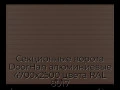 sekczionnyie-vorota-doorhan-alyuminievyie-4700x2500-czveta-ral-8017-korichnevo-krasnyij-s-dizajnom-«doska»-s-avtomatikoj