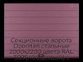 sekczionnyie-vorota-doorhan-stalnyie-2000x2200-czveta-ral-3005-bordovyij-s-dizajnom-«shirokaya-czentralnaya-polosa»-s-avtomatikoj