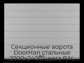 sekczionnyie-vorota-doorhan-stalnyie-2000x2400-czveta-ral-7004-seryij-s-dizajnom-«shirokaya-czentralnaya-polosa»-s-avtomatikoj