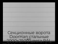 sekczionnyie-vorota-doorhan-stalnyie-2000x2500-czveta-ral-7004-seryij-s-dizajnom-«shirokaya-czentralnaya-polosa»-s-avtomatikoj