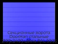 sekczionnyie-vorota-doorhan-stalnyie-2100x2400-czveta-ral-5005-sinij-s-dizajnom-«shirokaya-czentralnaya-polosa»-s-avtomatikoj