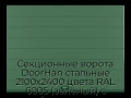 sekczionnyie-vorota-doorhan-stalnyie-2100x2400-czveta-ral-6005-zelyonyij-s-dizajnom-«shirokaya-czentralnaya-polosa»-bez-avtomatiki