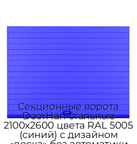 sekczionnyie-vorota-doorhan-stalnyie-2100x2600-czveta-ral-5005-sinij-s-dizajnom-«doska»-bez-avtomatiki