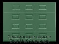 sekczionnyie-vorota-doorhan-stalnyie-2100x2700-czveta-ral-6005-zelyonyij-s-dizajnom-«filenka»-s-avtomatikoj