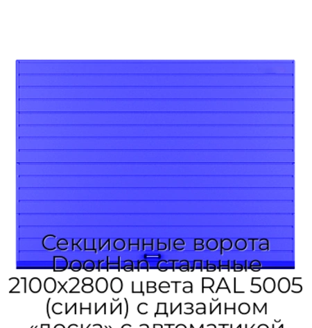 sekczionnyie-vorota-doorhan-stalnyie-2100x2800-czveta-ral-5005-sinij-s-dizajnom-«doska»-s-avtomatikoj