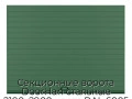 sekczionnyie-vorota-doorhan-stalnyie-2100x2900-czveta-ral-6005-zelyonyij-s-dizajnom-«doska»-bez-avtomatiki