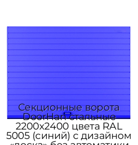 sekczionnyie-vorota-doorhan-stalnyie-2200x2400-czveta-ral-5005-sinij-s-dizajnom-«doska»-bez-avtomatiki