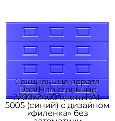 sekczionnyie-vorota-doorhan-stalnyie-2200x2400-czveta-ral-5005-sinij-s-dizajnom-«filenka»-bez-avtomatiki