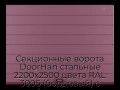 sekczionnyie-vorota-doorhan-stalnyie-2200x2500-czveta-ral-3005-bordovyij-s-dizajnom-«shirokaya-czentralnaya-polosa»-s-avtomatikoj