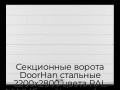 sekczionnyie-vorota-doorhan-stalnyie-2200x2800-czveta-ral-9003-belyij-s-dizajnom-«shirokaya-czentralnaya-polosa»-bez-avtomatiki